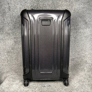 Tumi Vapor 22" International Carry-On Hardcase Spinner Luggage Carbon Fossil